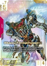 GQuuuuuuX (Omega Psycommu) (LR++) - Dual Impact - Gundam Card Game card