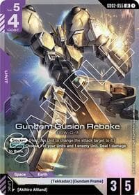 Gundam Gusion Rebake - Dual Impact - Gundam Card Game card