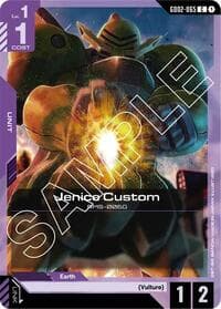 Jenice Custom - Dual Impact - Gundam Card Game card