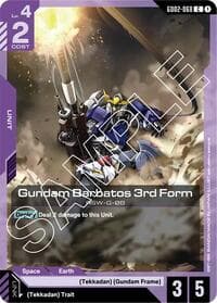 Gundam Barbatos 3rd Form - Dual Impact - Gundam Card Game card