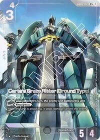 Carta's Graze Ritter (Ground Type) (R+) - Dual Impact - Gundam Card Game card