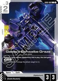 Gaelio's Schwalbe Graze - Dual Impact - Gundam Card Game card