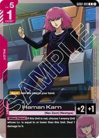 Haman Karn - Dual Impact - Gundam Card Game card