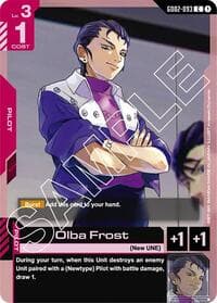 Olba Frost - Dual Impact - Gundam Card Game card