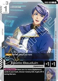Gaelio Bauduin - Dual Impact - Gundam Card Game card