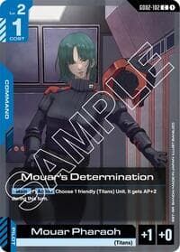 Mouar's Determination - Dual Impact - Gundam Card Game card