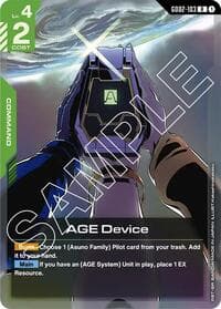 AGE Device - Dual Impact - Gundam Card Game card