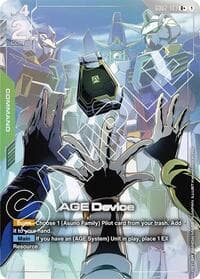 AGE Device (R+) - Dual Impact - Gundam Card Game card