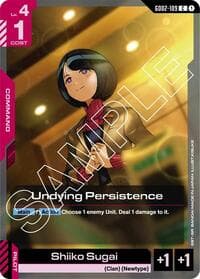 Undying Persistence - Dual Impact - Gundam Card Game card