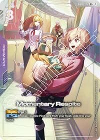 Momentary Respite (R+) - Dual Impact - Gundam Card Game card