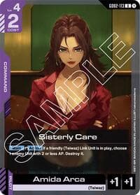Sisterly Care - Dual Impact - Gundam Card Game card