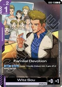 Familial Devotion - Dual Impact - Gundam Card Game card