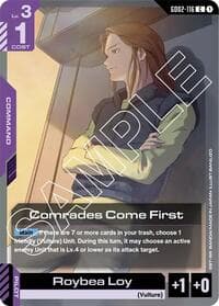 Comrades Come First - Dual Impact - Gundam Card Game card