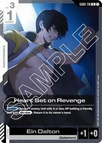 Heart Set on Revenge - Dual Impact - Gundam Card Game card