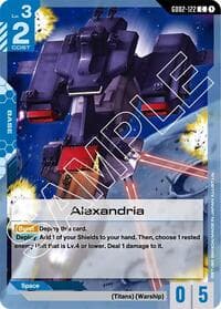 Alexandria - Dual Impact - Gundam Card Game card