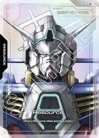 Resource (R-012) (C+) - Dual Impact - Gundam Card Game card