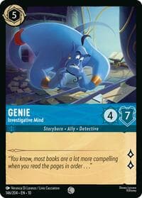 Genie - Investigative Mind - Whispers in the Well - Disney Lorcana card