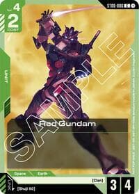 Red Gundam (Boost Kit 01) - Gundam Promotional Cards - Gundam Card Game card