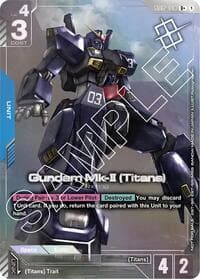 Gundam Mk-II (Titans) (Store Tournament Winner Pack 02) - Gundam Promotional Cards - Gundam Card Game card