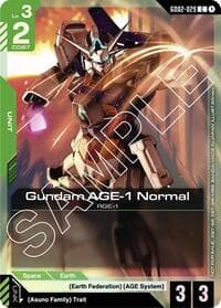 Gundam AGE-1 Normal (Store Tournament Participant Pack 02) - Gundam Promotional Cards - Gundam Card Game card