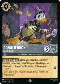 Donald Duck - Ghost Hunter - Whispers in the Well - Disney Lorcana card