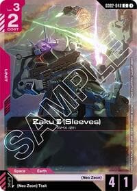 Zaku III (Sleeves) (Store Tournament Participant Pack 02) - Gundam Promotional Cards - Gundam Card Game card