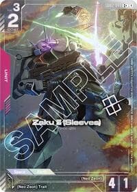 Zaku III (Sleeves) (Store Tournament Winner Pack 02) - Gundam Promotional Cards - Gundam Card Game card