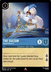 The Sultan - Playful Monarch - Whispers in the Well - Disney Lorcana card