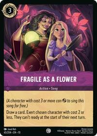 Fragile as a Flower - Whispers in the Well - Disney Lorcana card