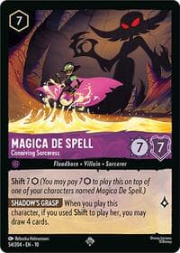Magica De Spell - Conniving Sorceress - Whispers in the Well - Disney Lorcana card