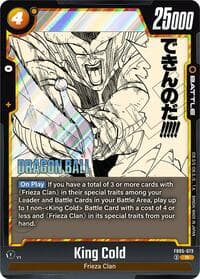 King Cold - Manga Booster 02 - Dragon Ball Super: Fusion World card