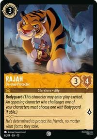Rajah - Devoted Protector - Whispers in the Well - Disney Lorcana card