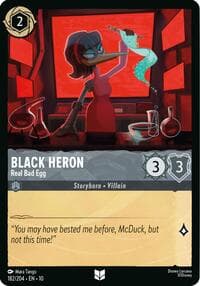 Black Heron - Real Bad Egg - Whispers in the Well - Disney Lorcana card