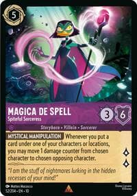 Magica De Spell - Spiteful Sorceress - Whispers in the Well - Disney Lorcana card