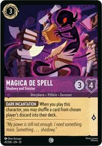 Magica De Spell - Shadowy and Sinister - Whispers in the Well - Disney Lorcana card