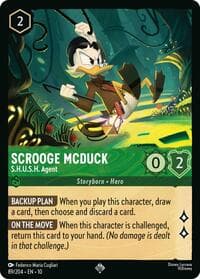 Scrooge McDuck - S.H.U.S.H. Agent - Whispers in the Well - Disney Lorcana card