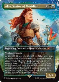 Aloy, Savior of Meridian - Secret Lair Drop Series - Magic: The Gathering card