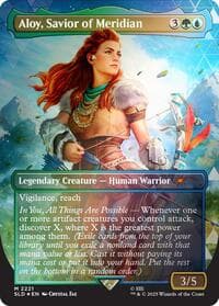Aloy, Savior of Meridian (Rainbow Foil) - Secret Lair Drop Series - Magic: The Gathering card