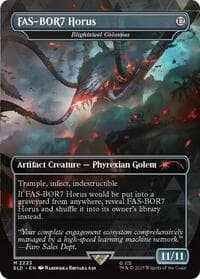 FAS-BOR7 Horus - Blightsteel Colossus - Secret Lair Drop Series - Magic: The Gathering card