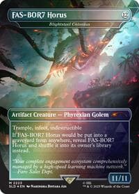 FAS-BOR7 Horus - Blightsteel Colossus (Rainbow Foil) - Secret Lair Drop Series - Magic: The Gathering card