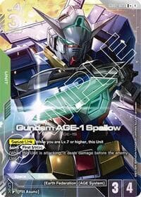 Gundam AGE-1 Spallow (R+) - Dual Impact - Gundam Card Game card