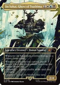 Jin Sakai, Ghost of Tsushima - Secret Lair Drop Series - Magic: The Gathering card