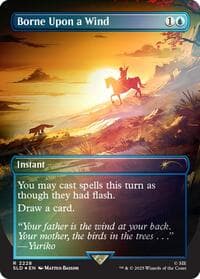 Borne Upon a Wind (Rainbow Foil) - Secret Lair Drop Series - Magic: The Gathering card