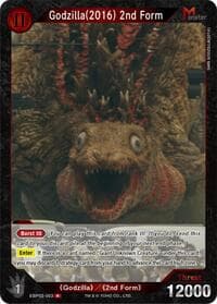Godzilla (2016) 2nd Form (EBP02-003) - Booster Set 2: G: Monsters Raid Again - Godzilla Card Game card