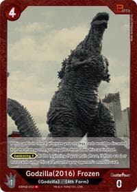 Godzilla (2016) Frozen (EBP02-012) - Booster Set 2: G: Monsters Raid Again - Godzilla Card Game card