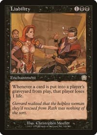 Liability - Mercadian Masques - Magic: The Gathering card