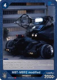 MBT-MB92 modified (EBP02-031) - Booster Set 2: G: Monsters Raid Again - Godzilla Card Game card