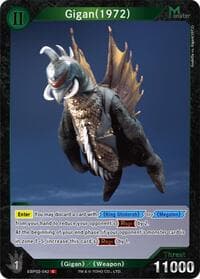 Gigan (1972) (EBP02-042) - Booster Set 2: G: Monsters Raid Again - Godzilla Card Game card