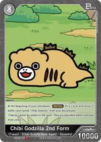 Chibi Godzilla 2nd Form (EBP02-T04) - Booster Set 2: G: Monsters Raid Again - Godzilla Card Game card