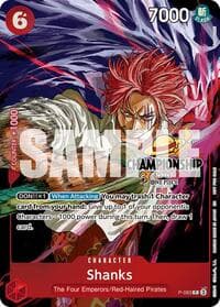 Shanks (CS 25-26 Event Pack Finalist Ver.) - One Piece Promotion Cards - One Piece Card Game card